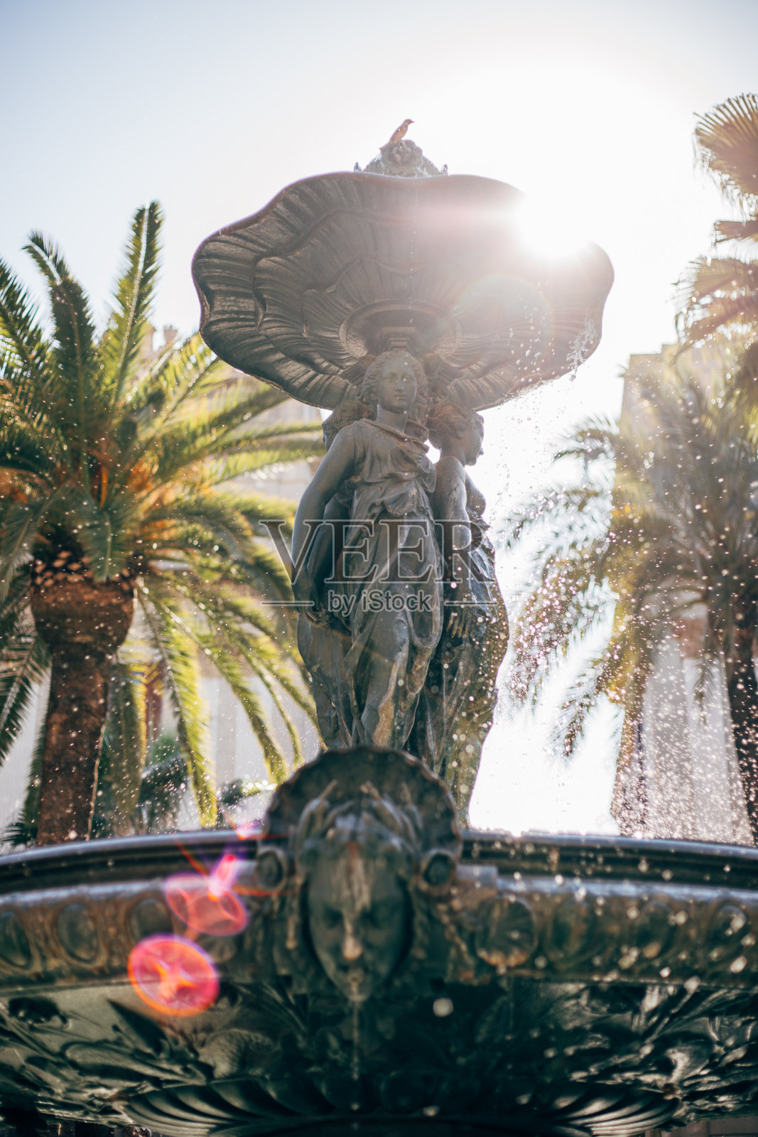 普拉卡雷亚尔， 巴塞罗那照片摄影图片