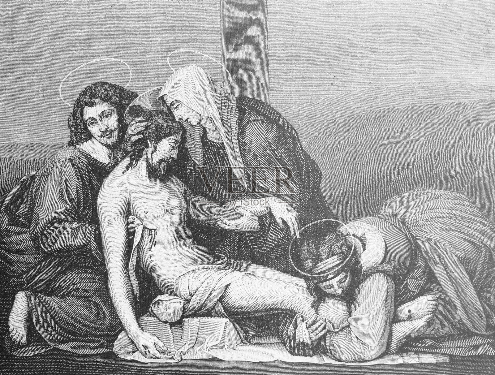 由Fra Bartolomeo设计的坟墓插画图片素材