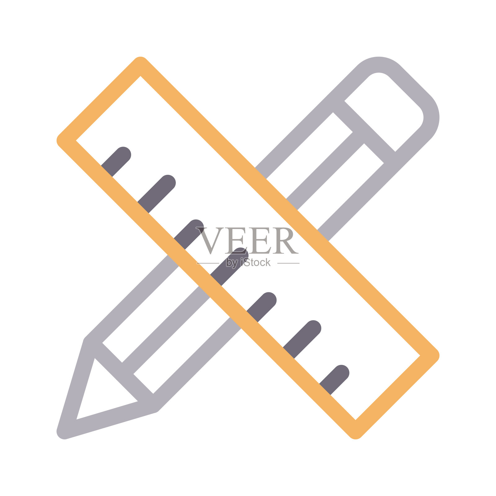 铅笔插画图片素材