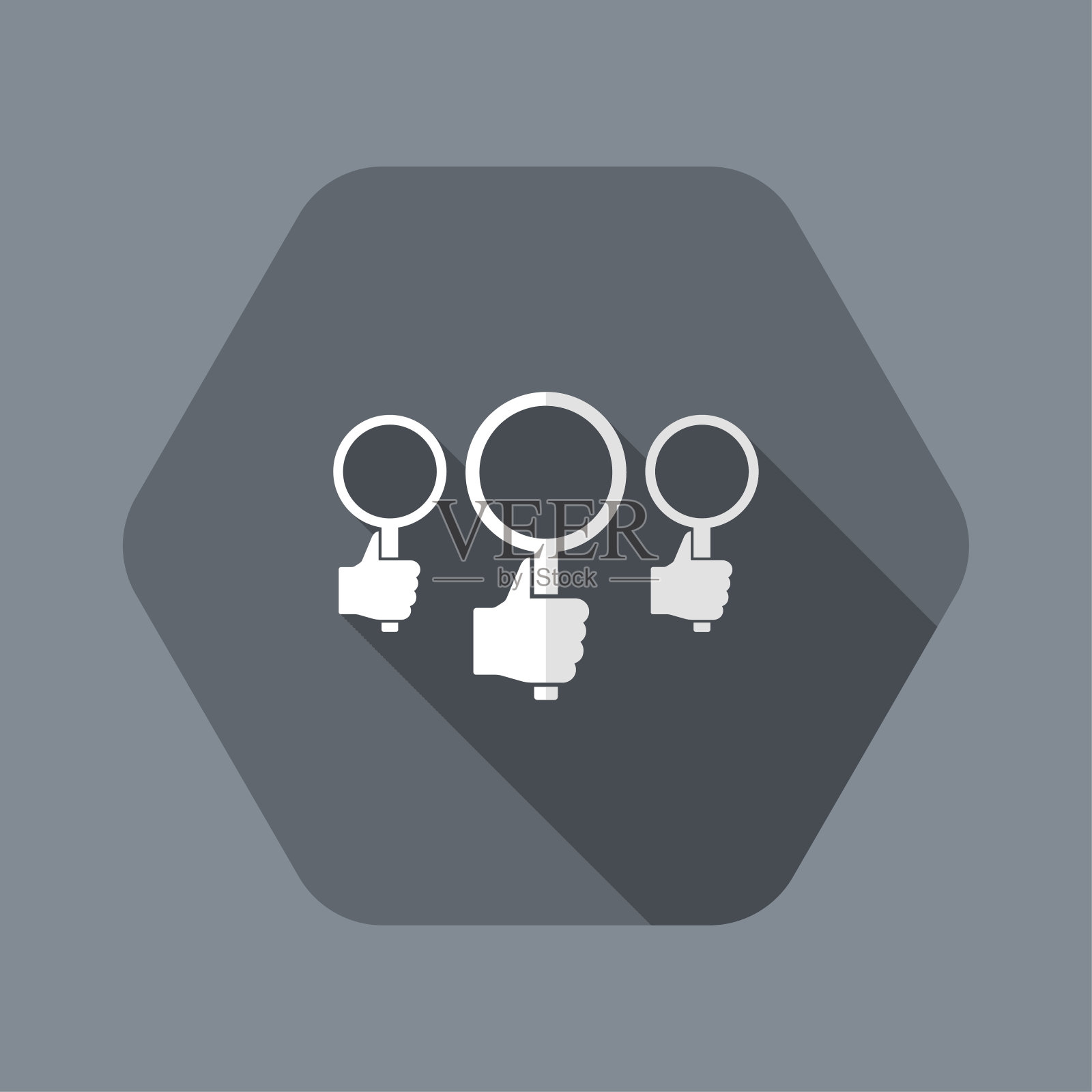 一组手握桨插画图片素材