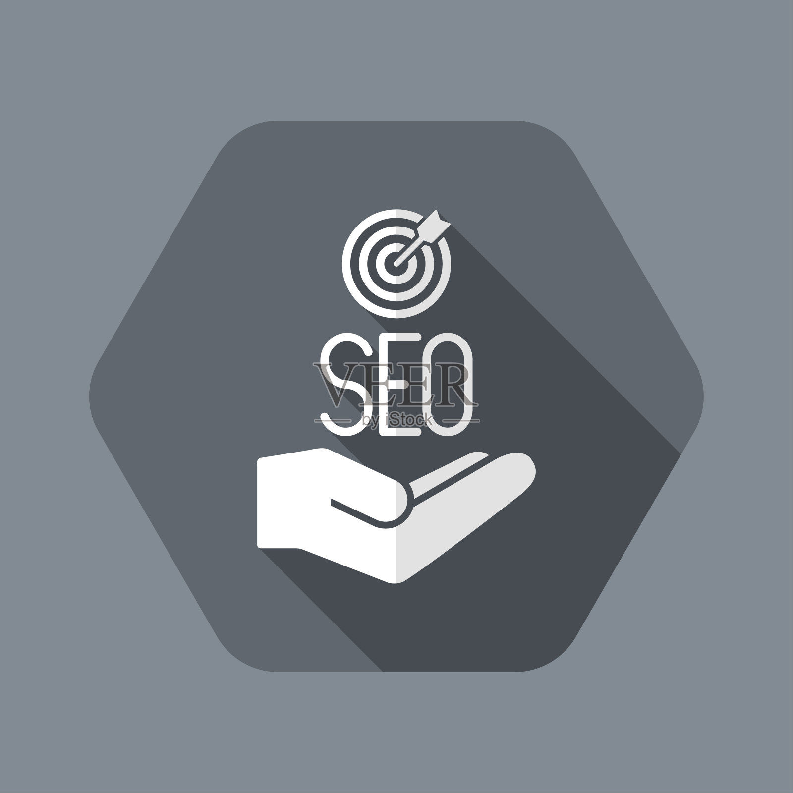 Seo优化目标图标插画图片素材