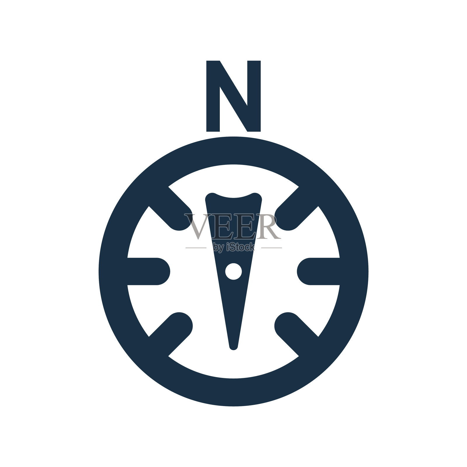 风罗盘图标图标素材