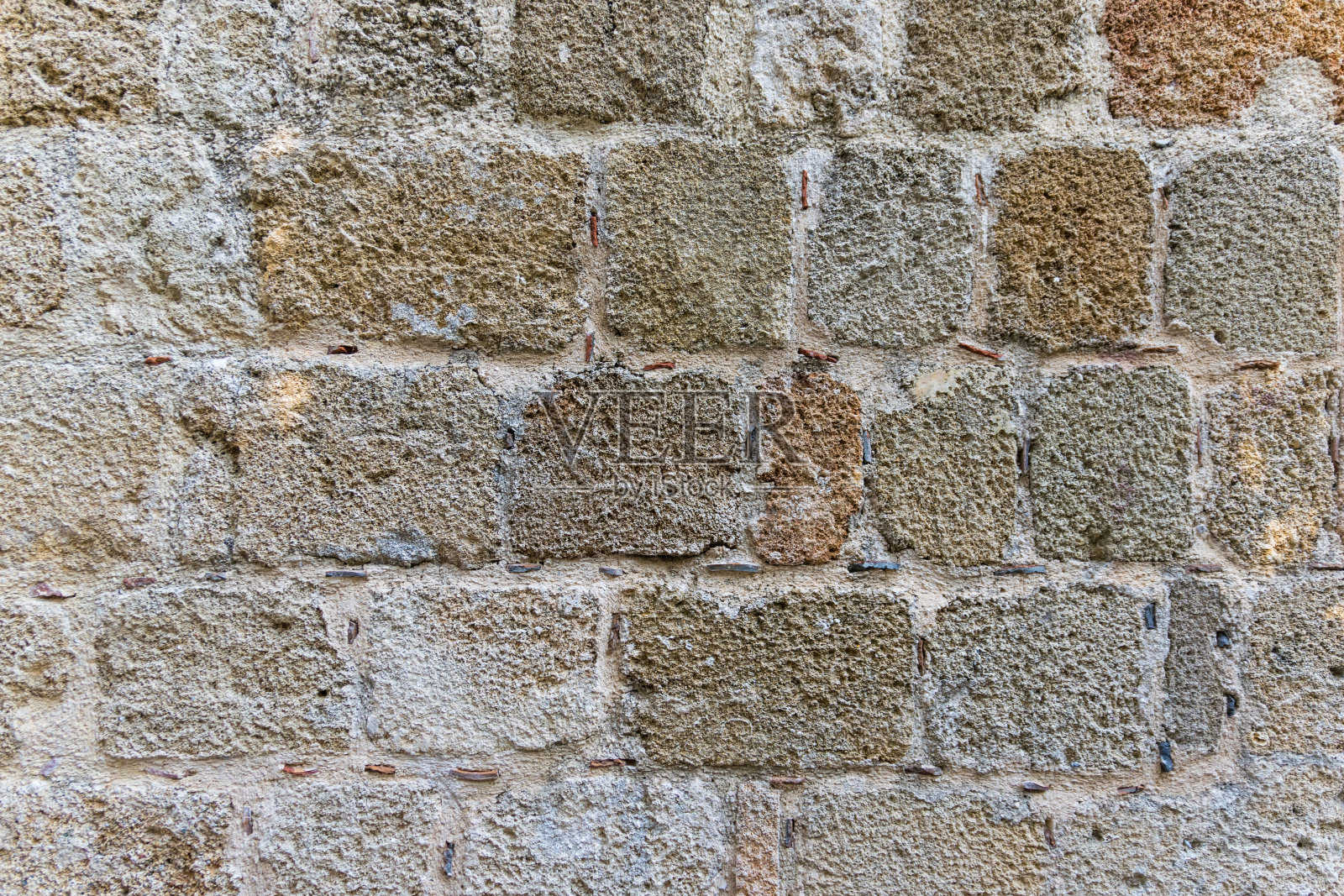 古老的石墙，古老的砖墙。照片摄影图片