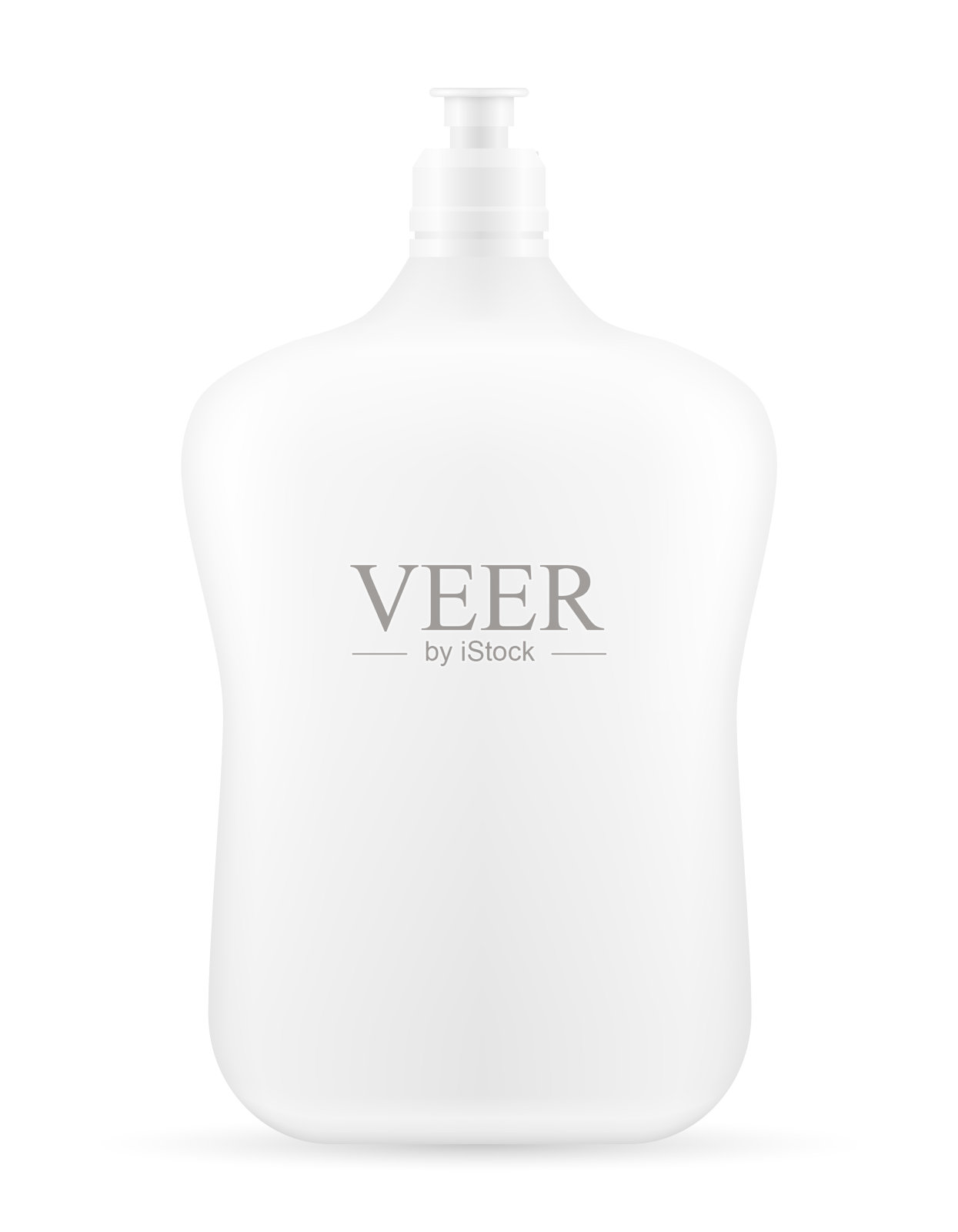 家用清洁产品在塑料瓶空模板空白库存矢量插图插画图片素材