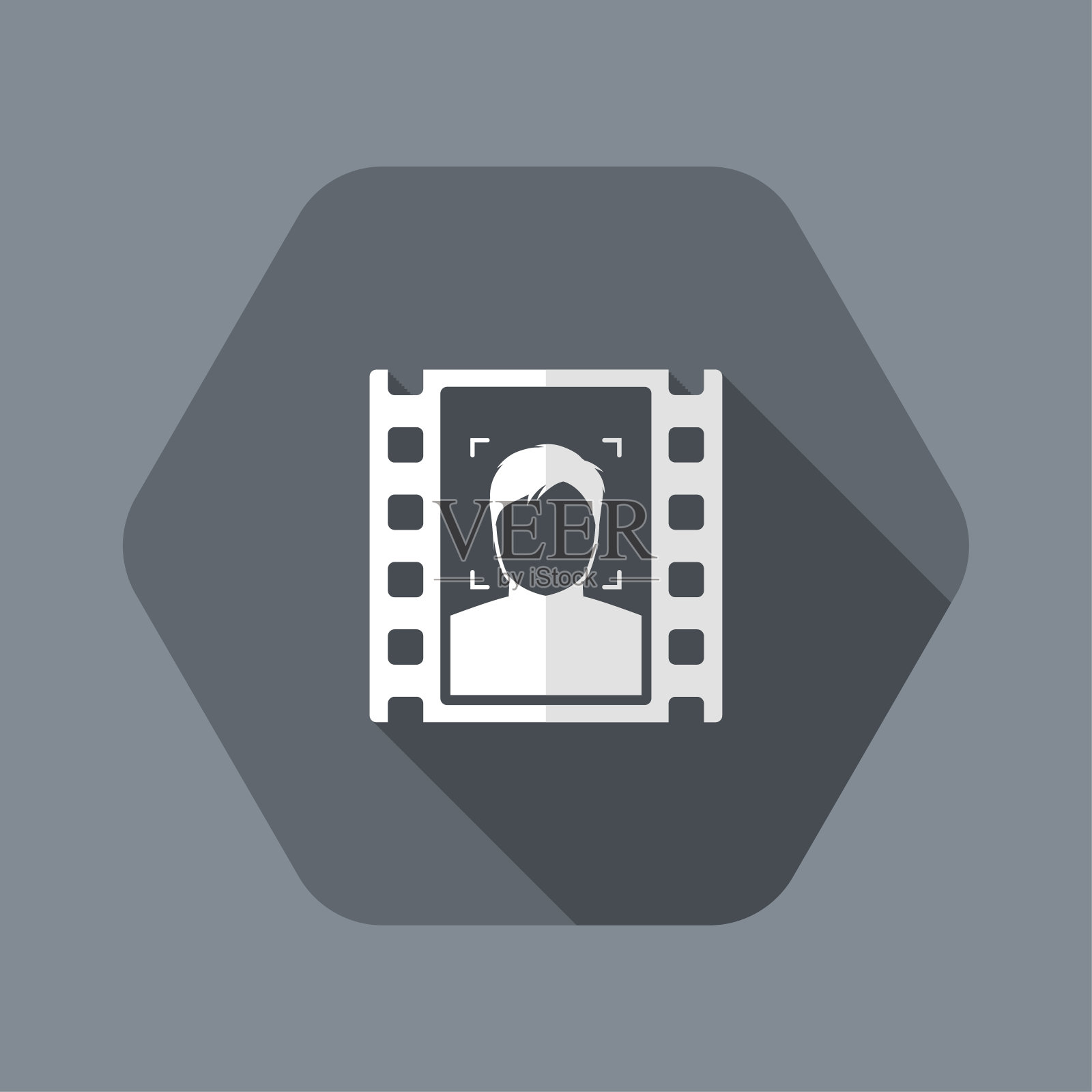 电影帧画像插画图片素材