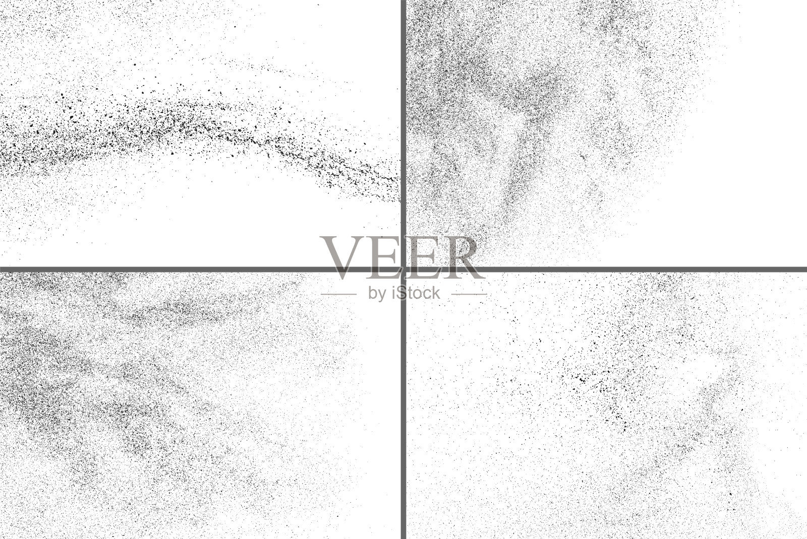 深色噪点颗粒矢量设计元素套装插画图片素材