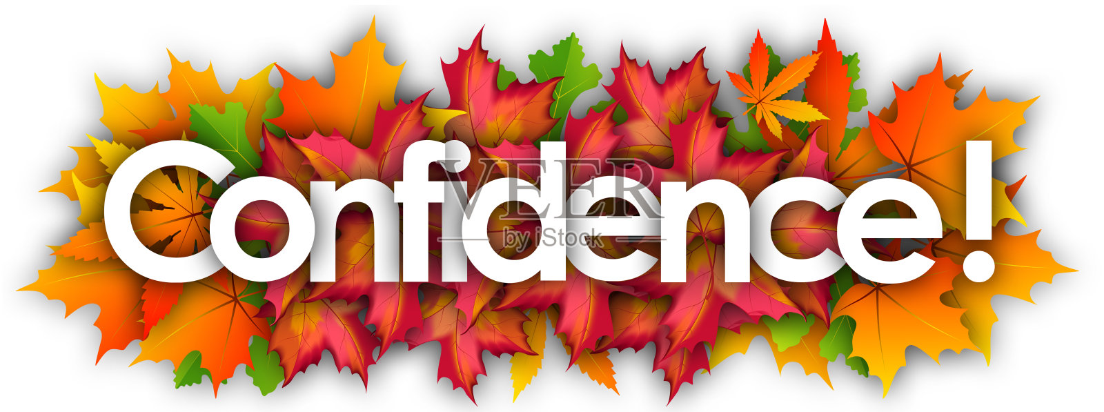 信心插画图片素材