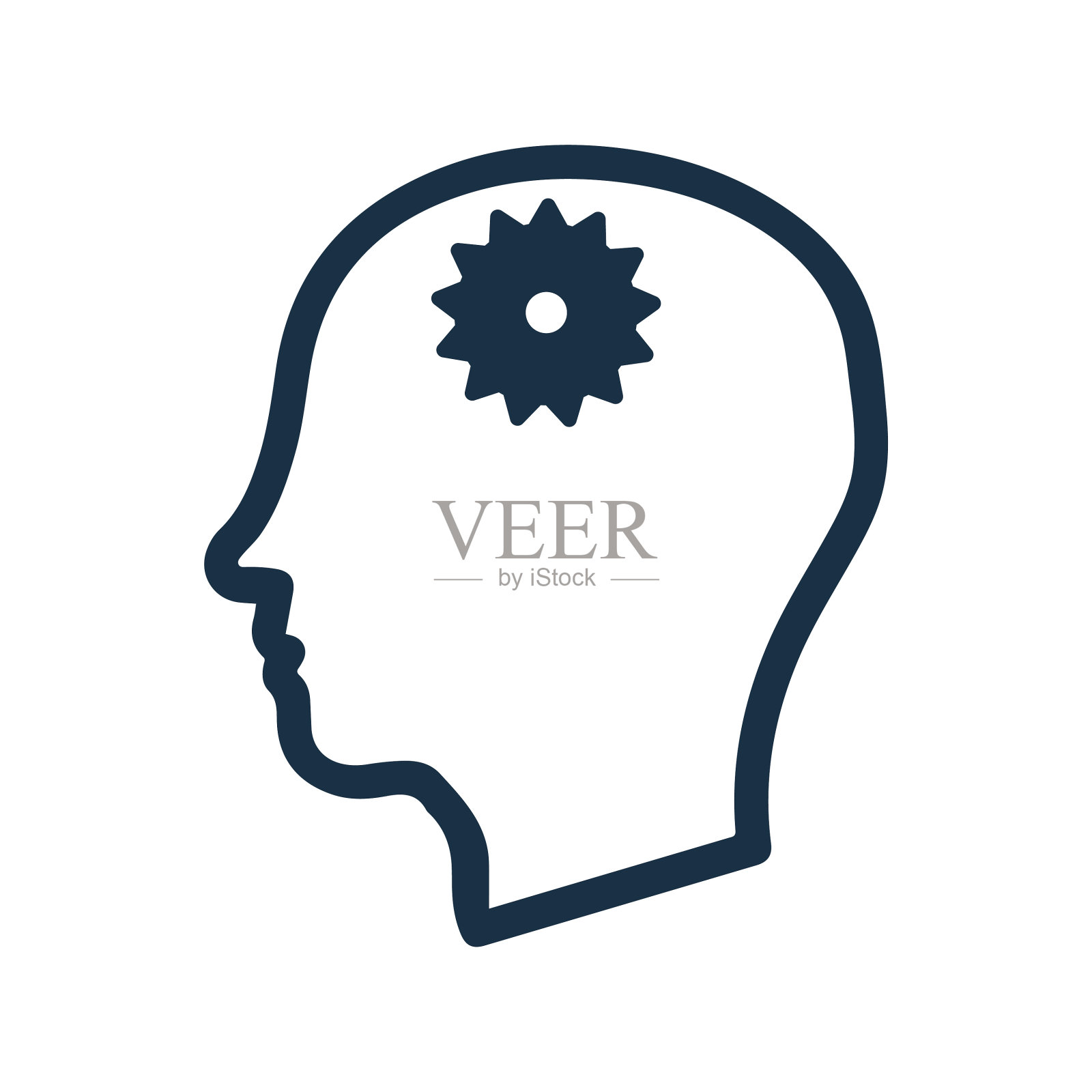 想的头图标插画图片素材