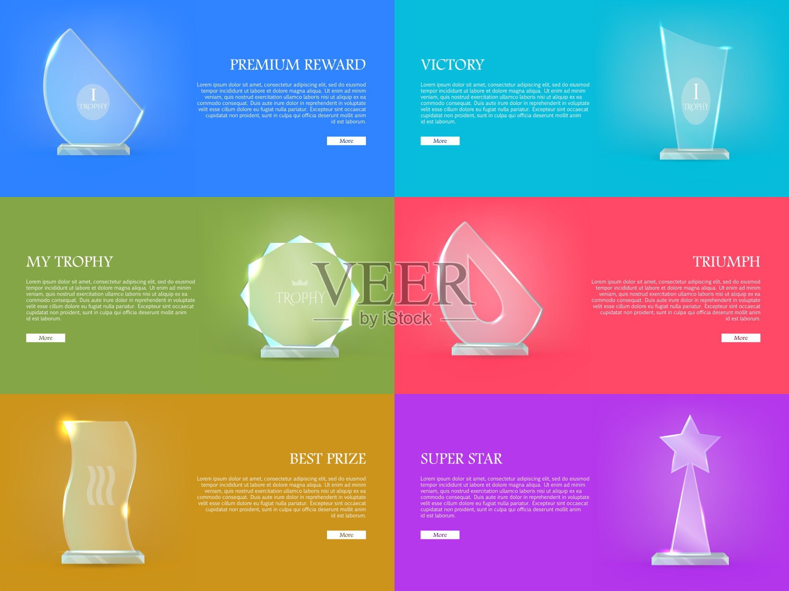 额外奖励。胜利。我的奖杯。胜利。插画图片素材