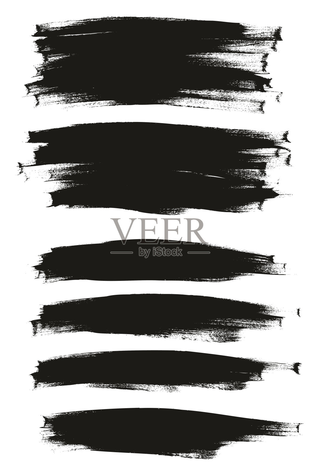 书法油漆细笔刷背景长高细节抽象矢量背景混合设置104插画图片素材