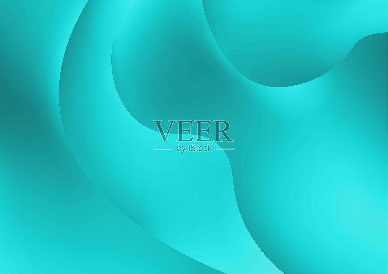 波浪几何背景与流体形状的现代概念。三维抽象气泡渐变形状组成。液体混合设计。明亮的背景为您的文本。颜色。插画图片素材