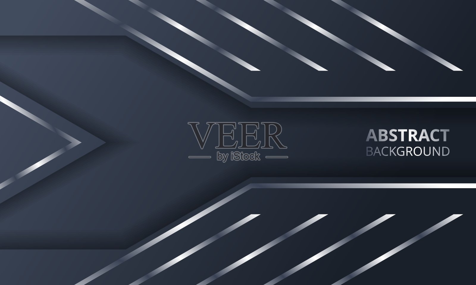 摘要黑色金属银色框架技术优雅的设计背景模板插画图片素材