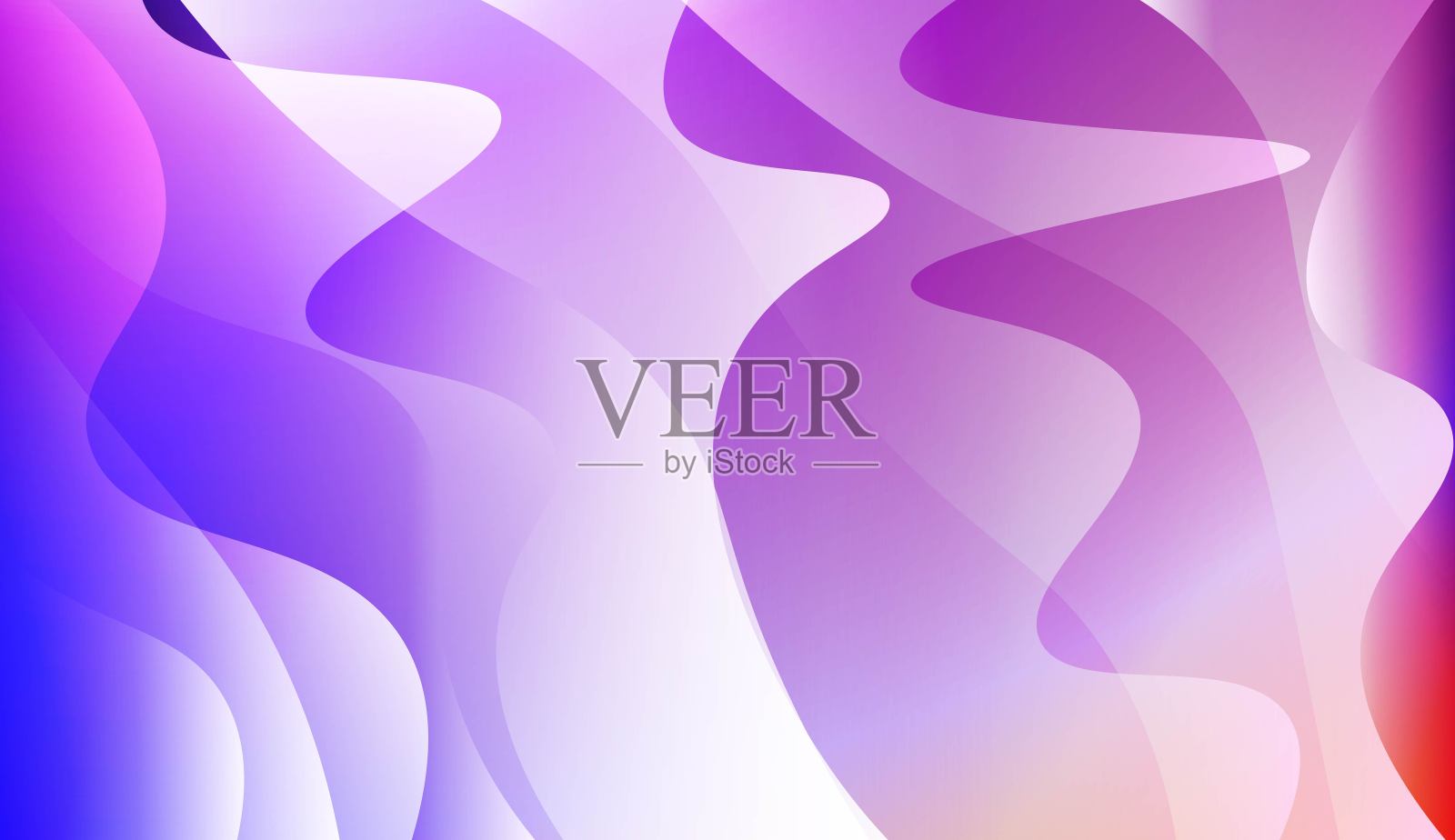 模板与波浪几何形状的背景。为模板手机背景。矢量插图与颜色梯度。插画图片素材