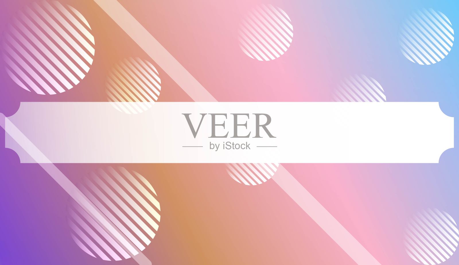 摘要未来科技风格背景。为创意模板，卡片，彩色封面设置。矢量插图与颜色梯度。插画图片素材