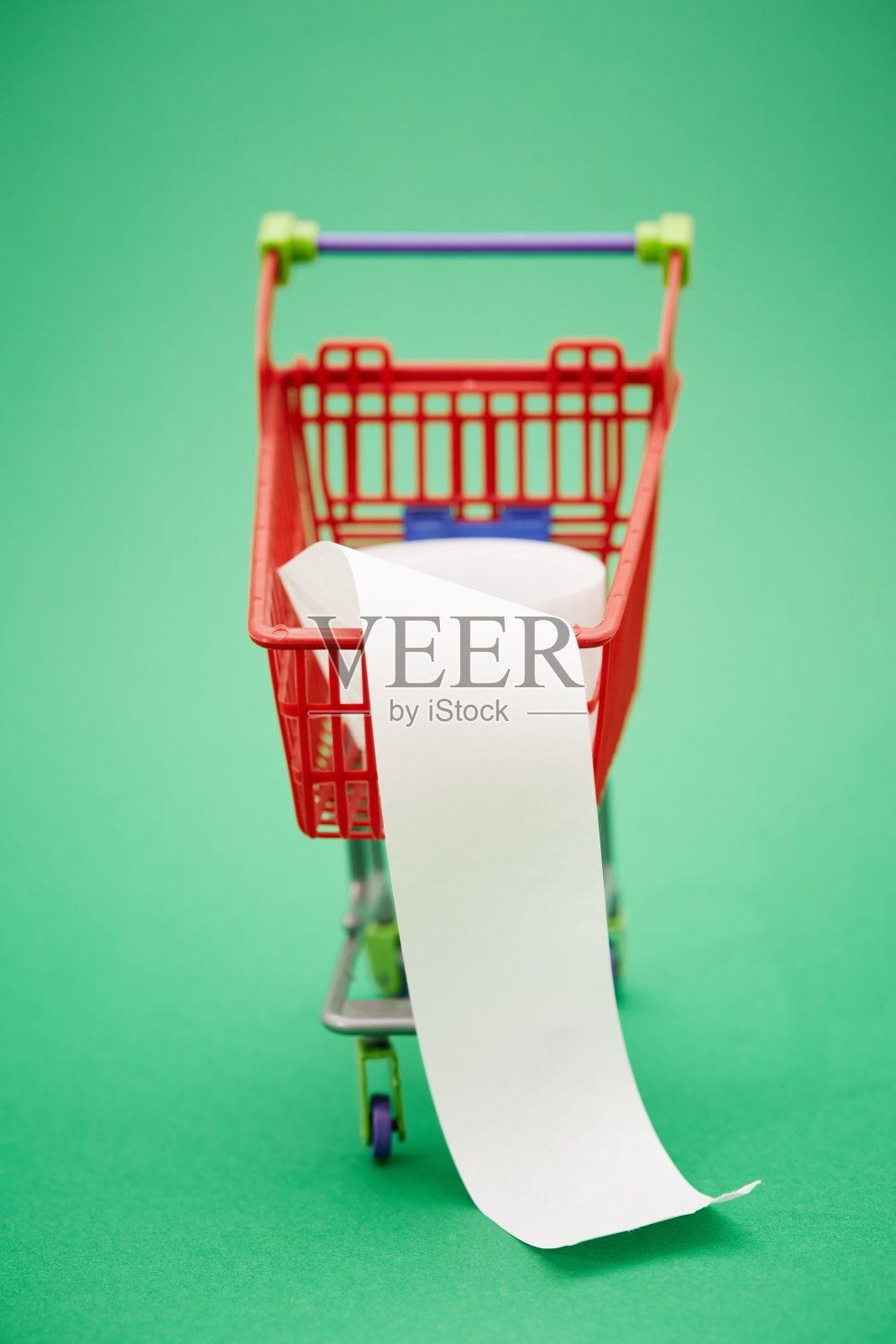 微型购物车包含空白购物清单照片摄影图片