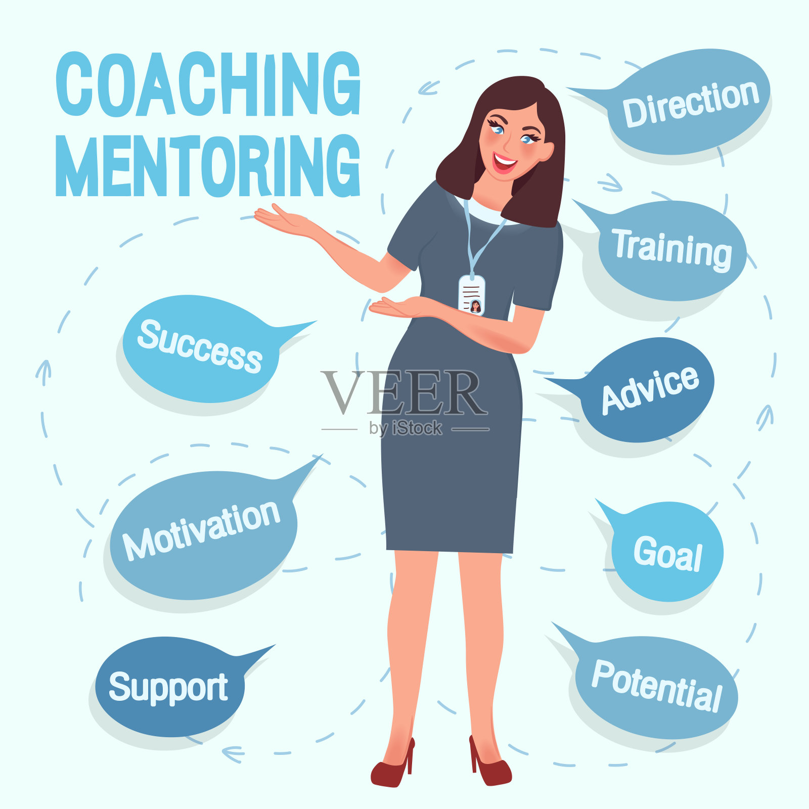 生活中的人插画图片素材