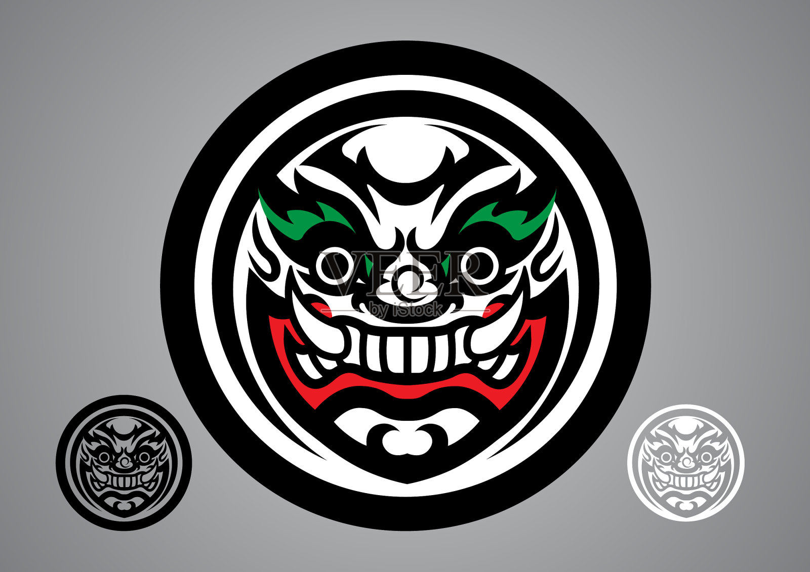 传统服饰的人插画图片素材