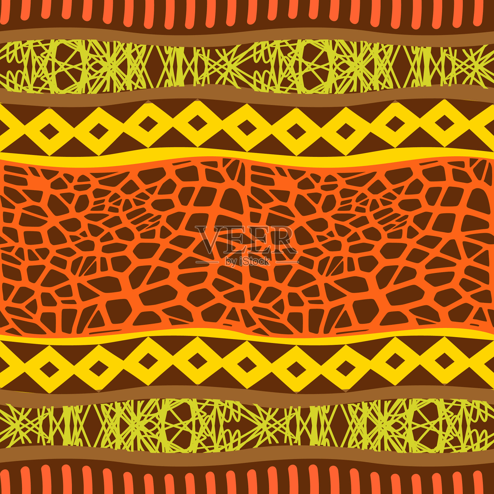 原始装饰背景插画图片素材