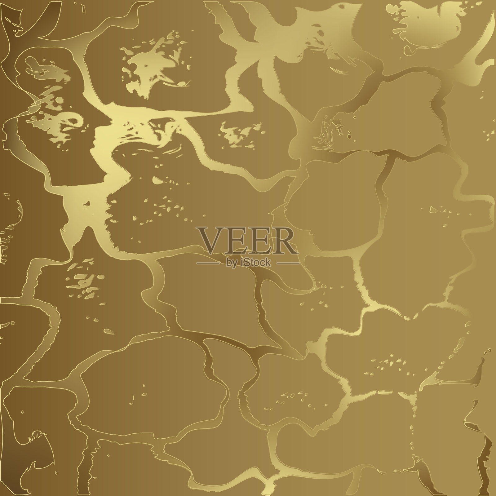 金蛇皮肤矢量模板。奢侈抽象的背景来自爬行动物的皮肤，野生动物的广告，设计邀请，横幅，卡片。矢量图形。插画图片素材