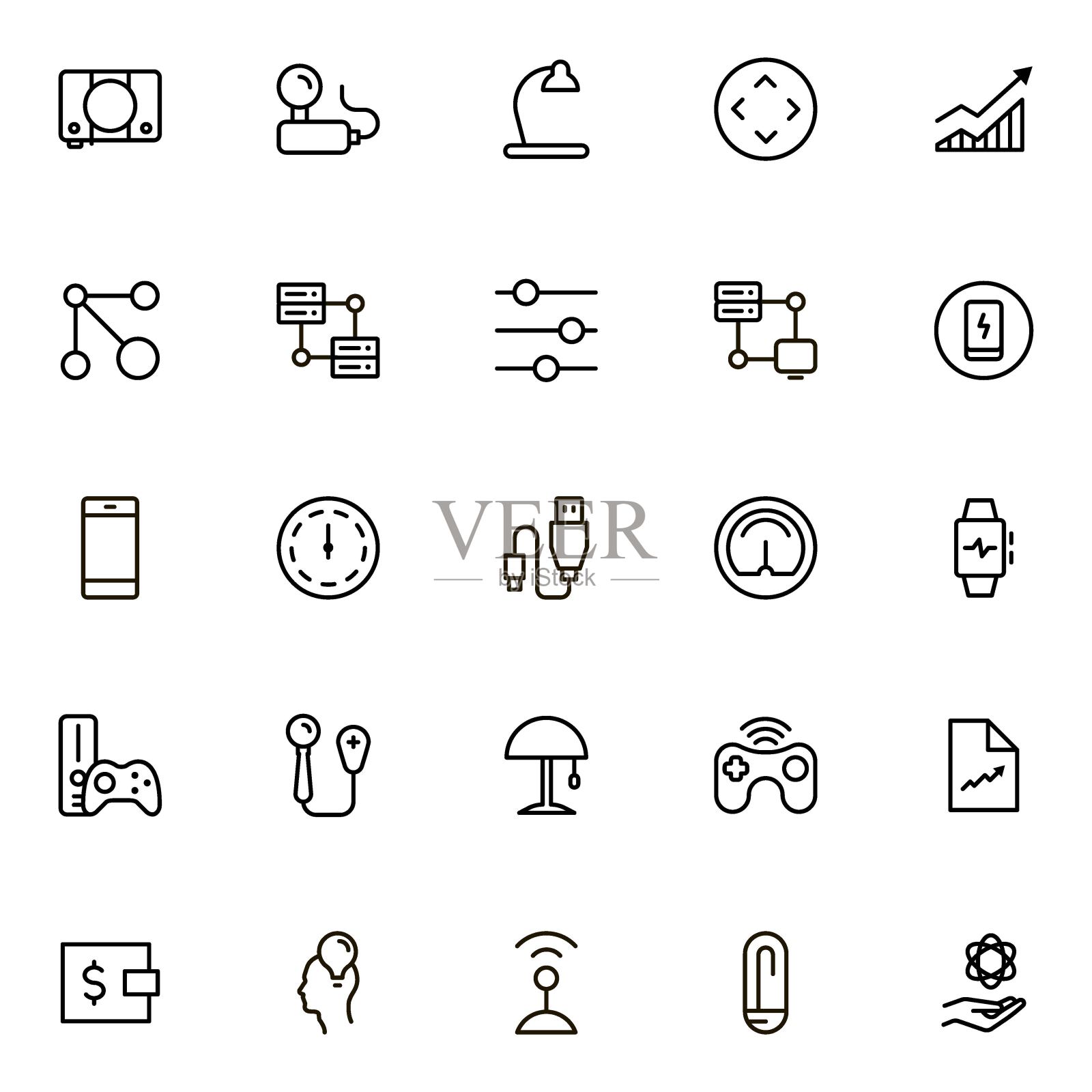 电子站线图标设置。图标素材