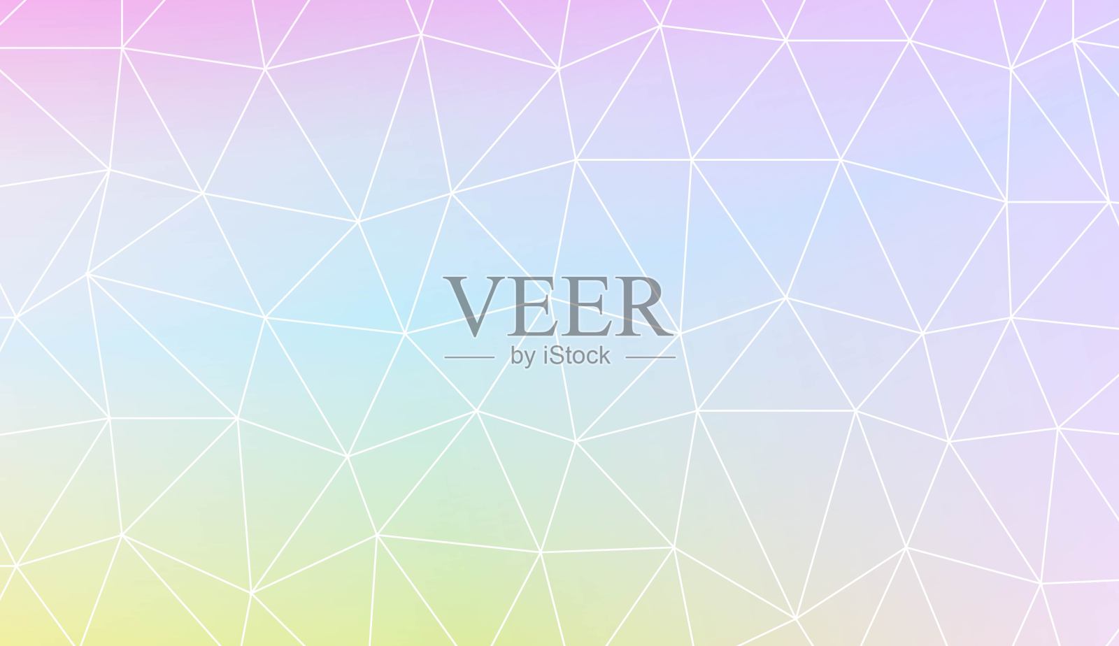 现代图案在多边形图案与三角形风格。装饰设计室内壁纸，设计巧妙，印花时尚。矢量插图。创意渐变色彩。插画图片素材