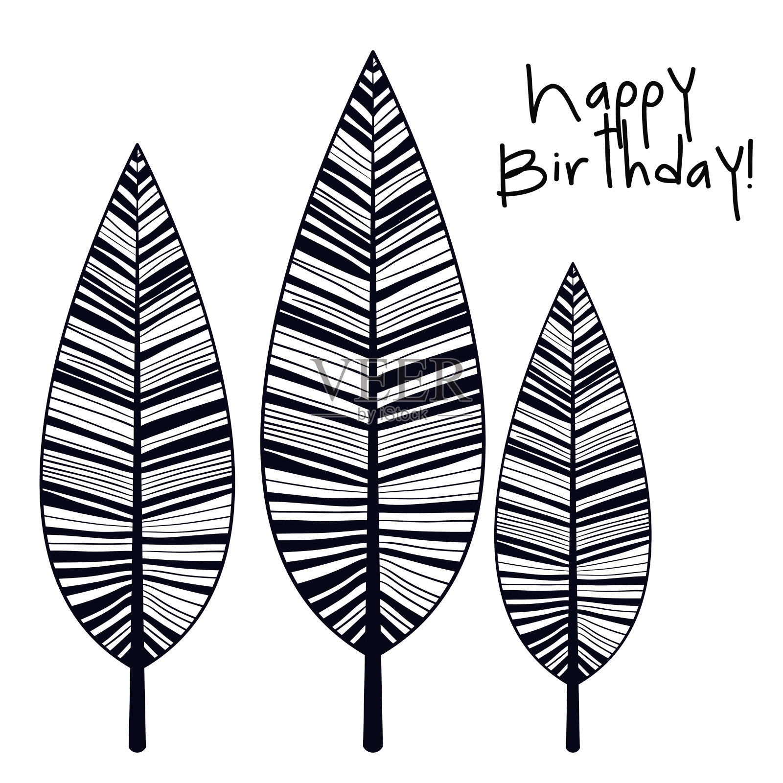 生日快乐设计插画图片素材