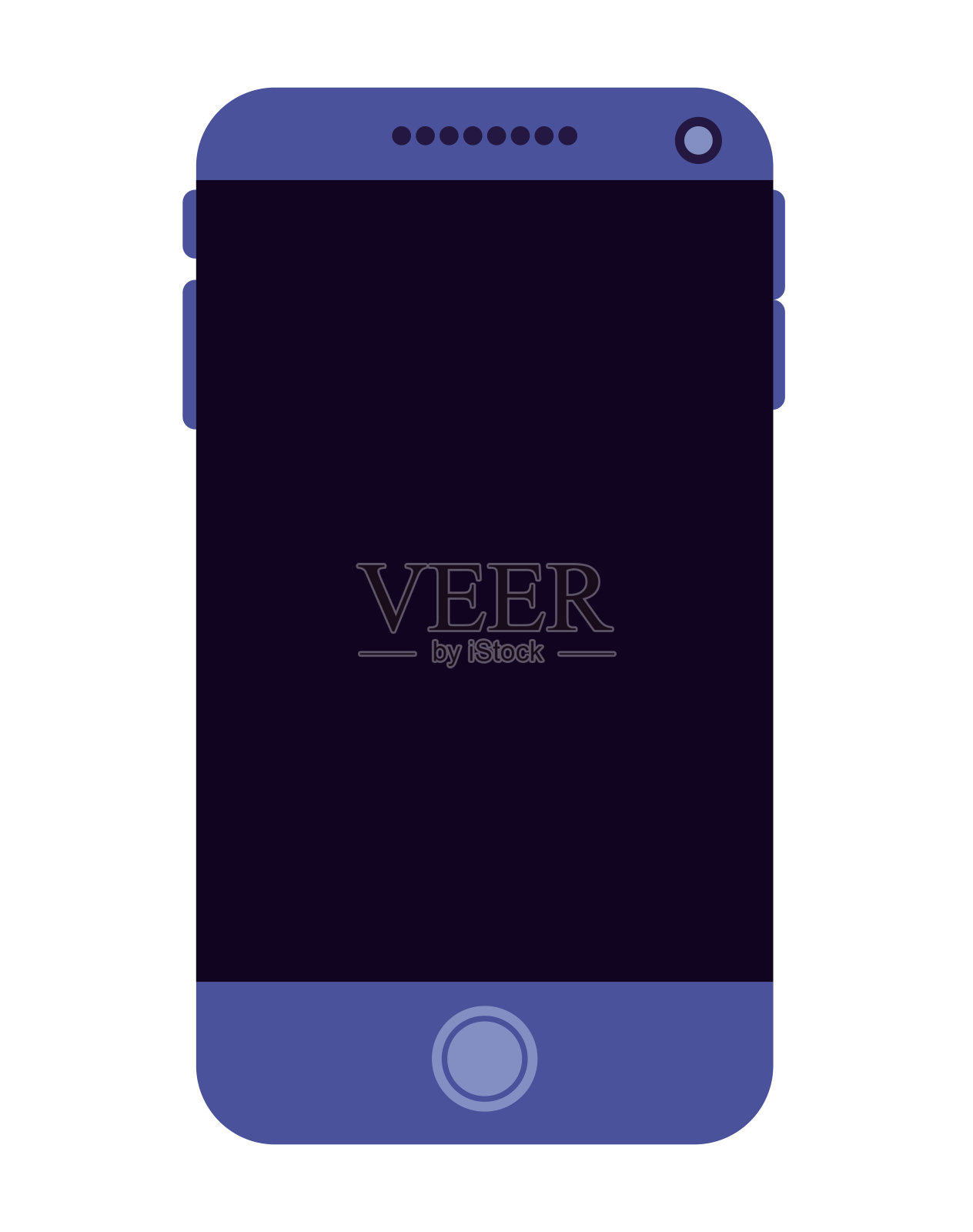 智能手机设备隔离图标插画图片素材