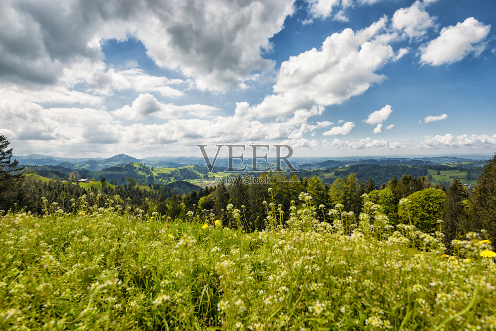 看看瑞士阿彭策尔兰的景色照片摄影图片