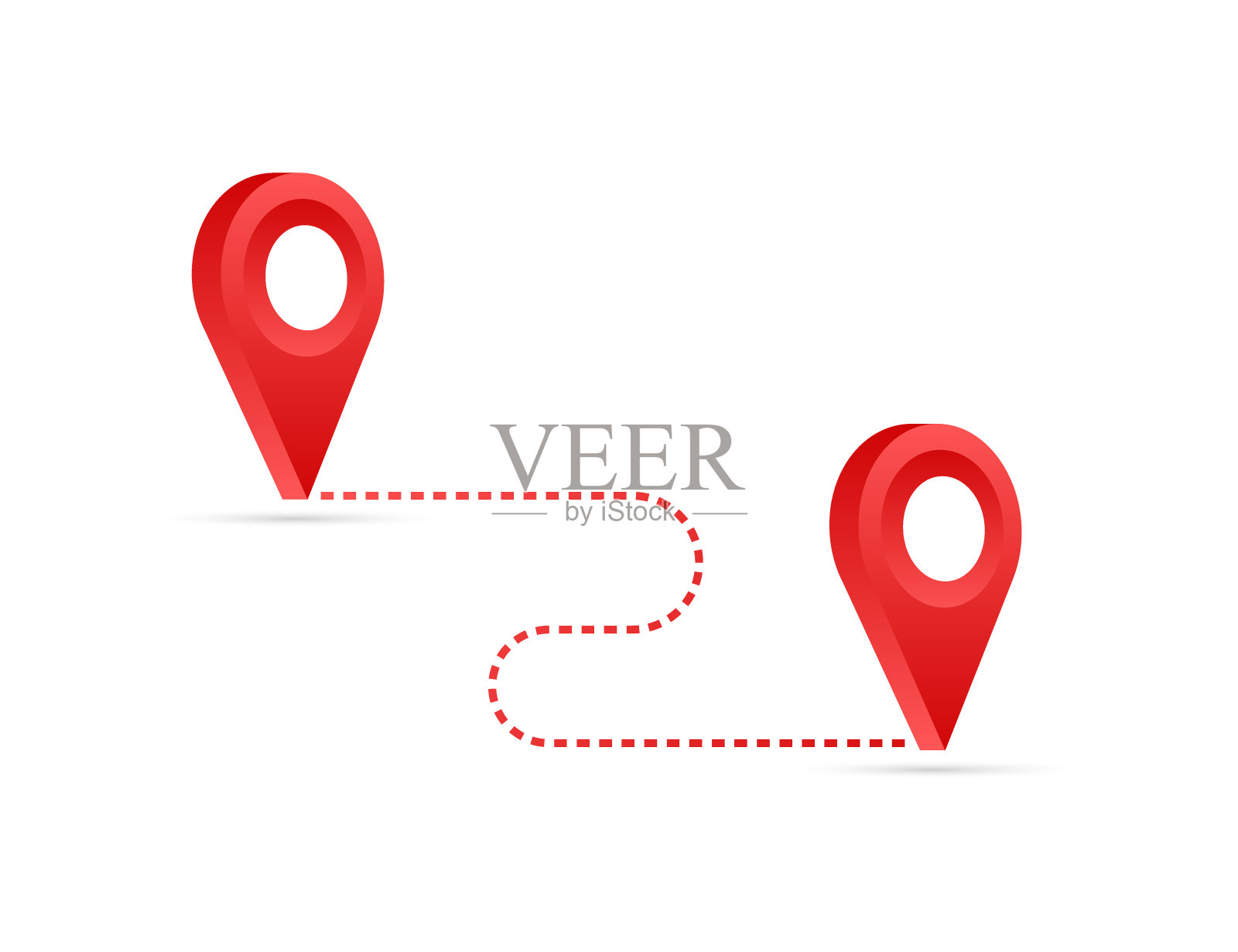 我们有感动。移动办公的迹象。剪贴画图像隔离在蓝色背景。矢量插图。插画图片素材