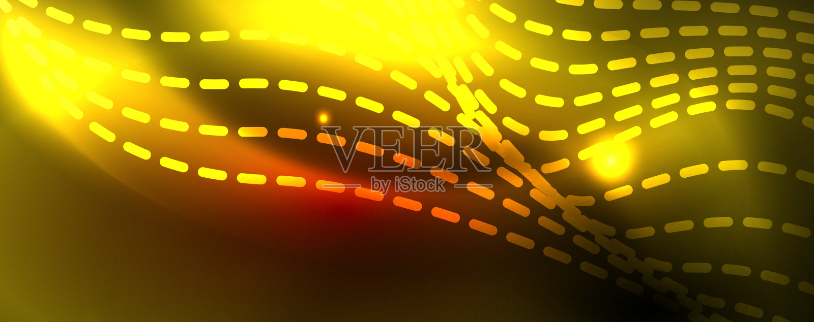 闪亮的霓虹灯线条科技魔幻未来主义背景，魔幻能量空间灯光概念，抽象背景墙纸设计插画图片素材