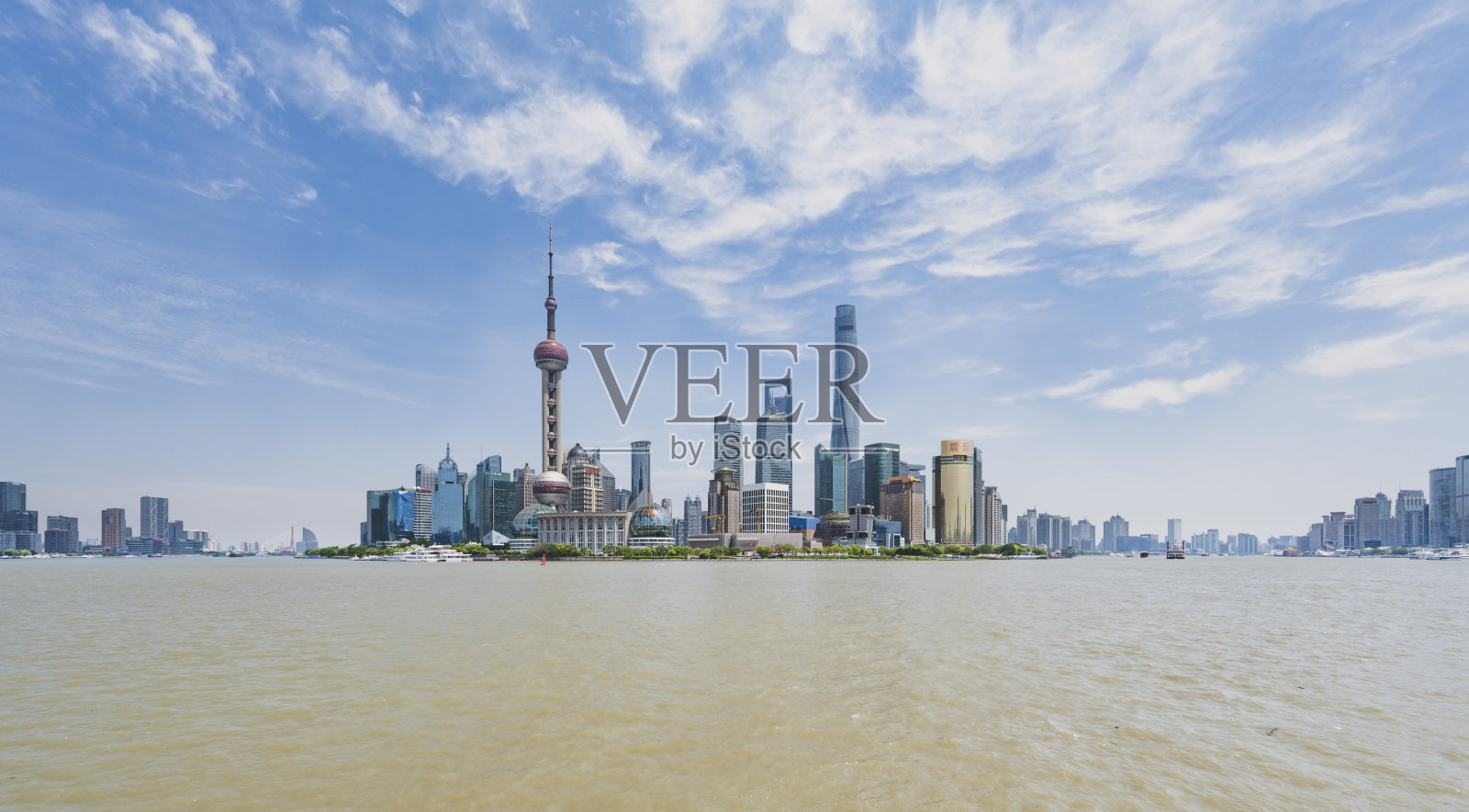 上海的天际线照片摄影图片