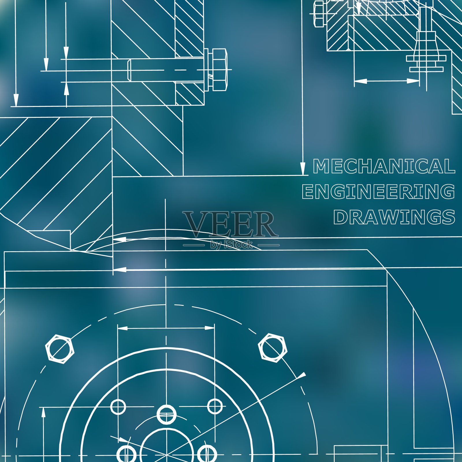 技术说明。机械工程。技术设计。仪器制造插画图片素材