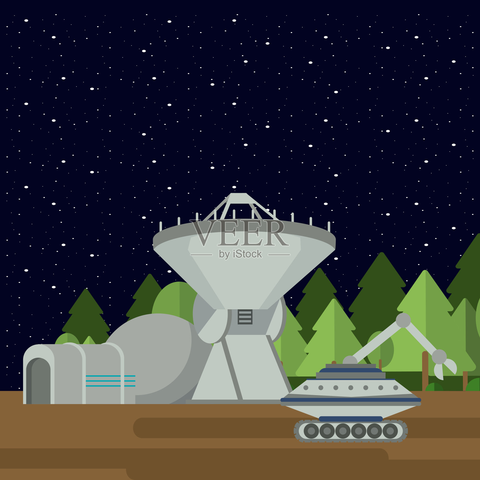 太空探索的冒险插画图片素材