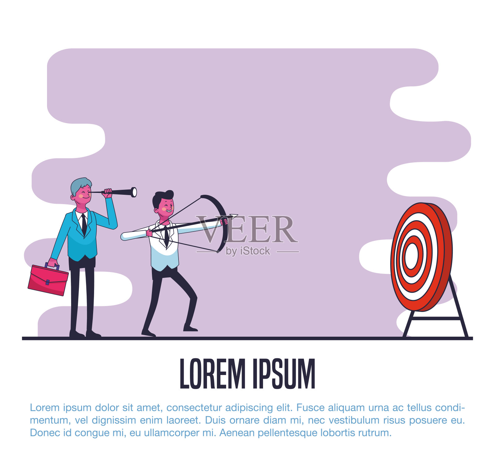 商业人士张贴信息设计模板素材