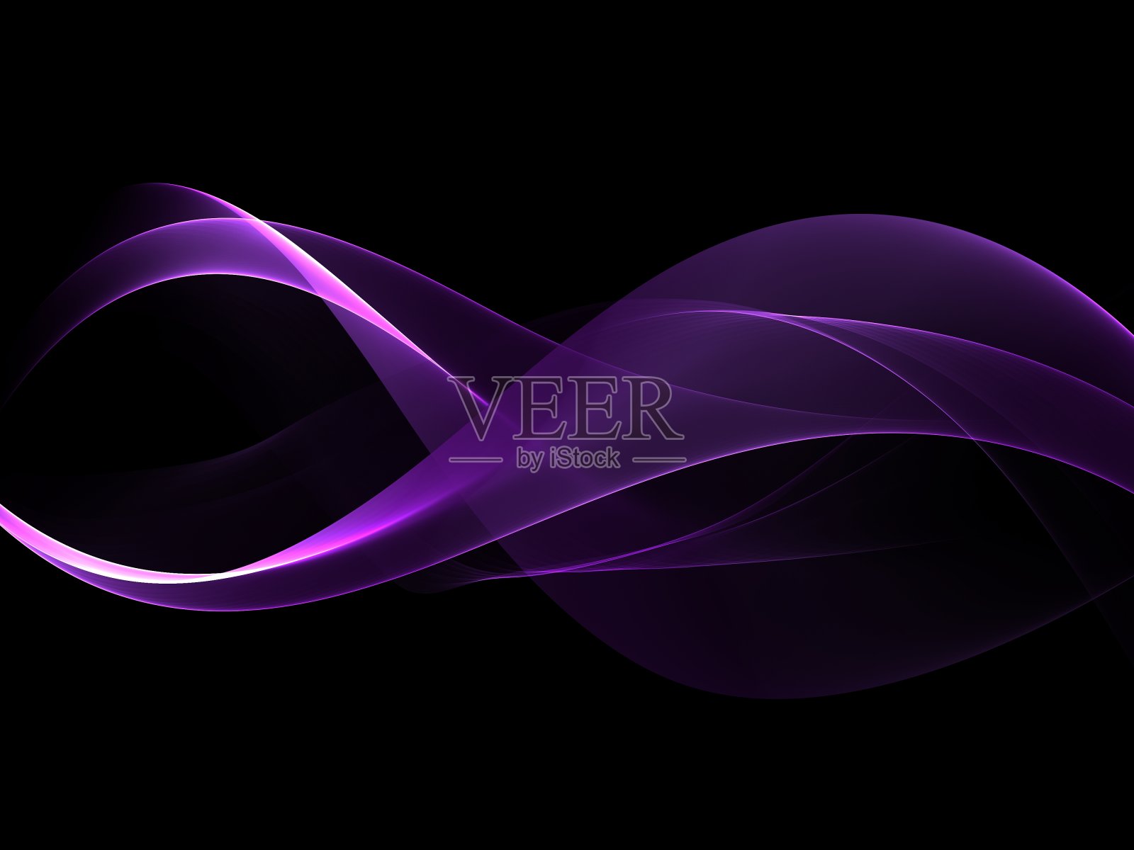 霓虹发光的波，神奇的能量和光运动的背景照片摄影图片