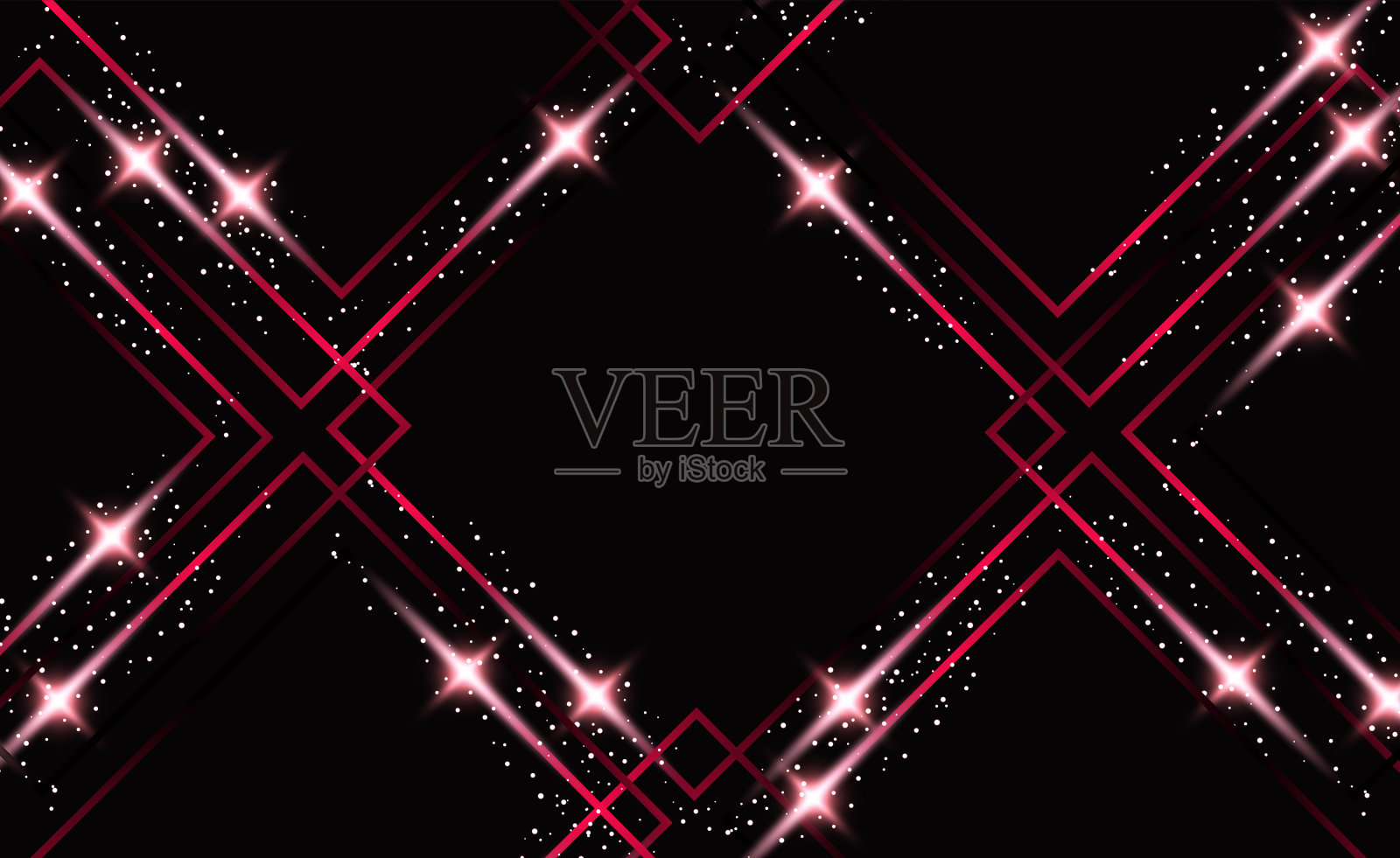 摘要现代红方数字化。插画图片素材