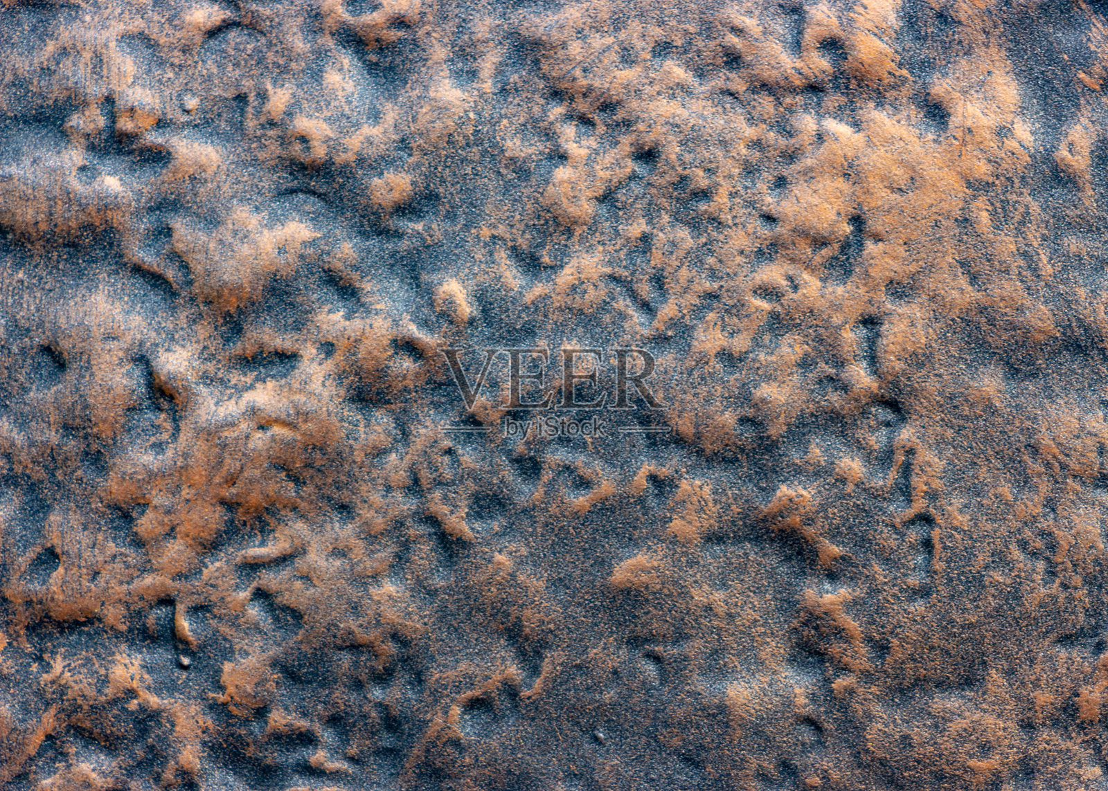 旧金属厨房表面生锈的纹理。照片摄影图片