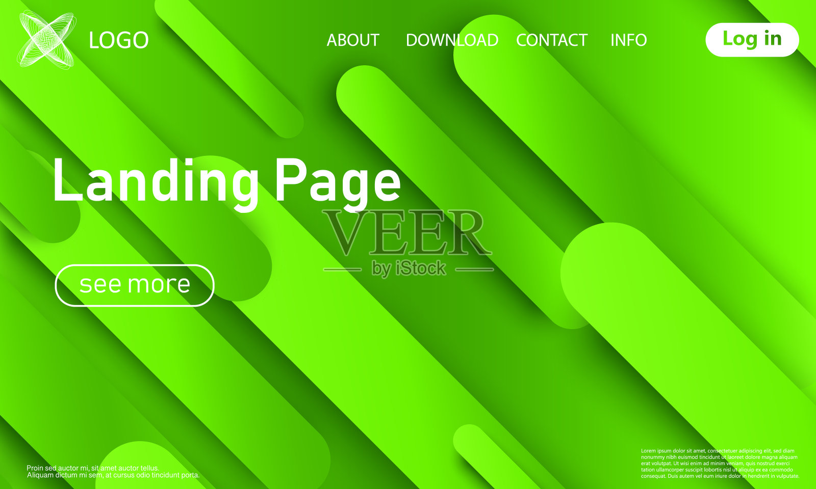 网站登陆页面。材料设计。插画图片素材