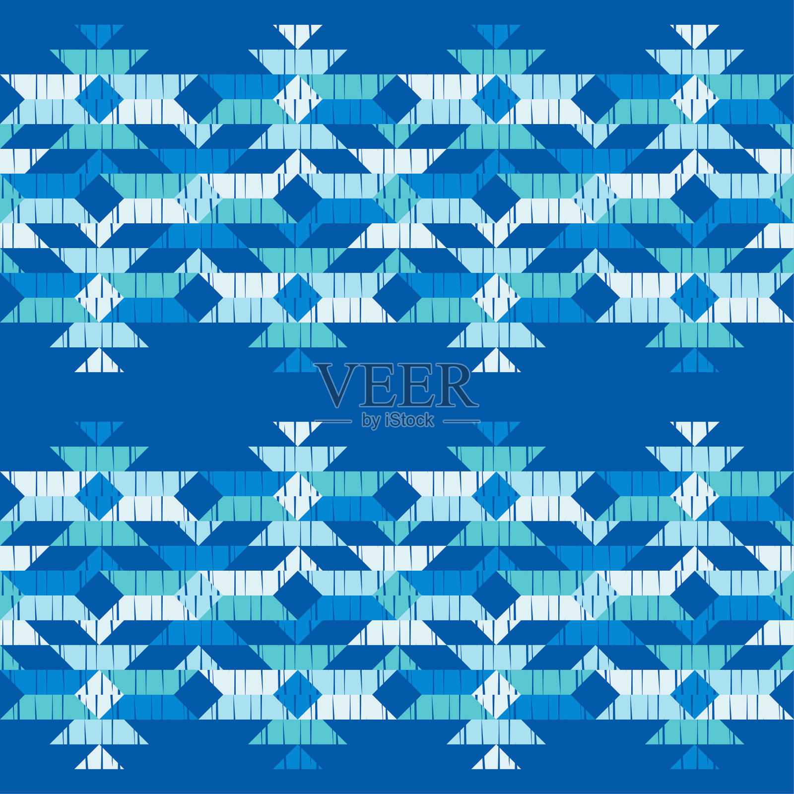 民族波西米亚无缝模式。花边。面料上绣花。插画图片素材