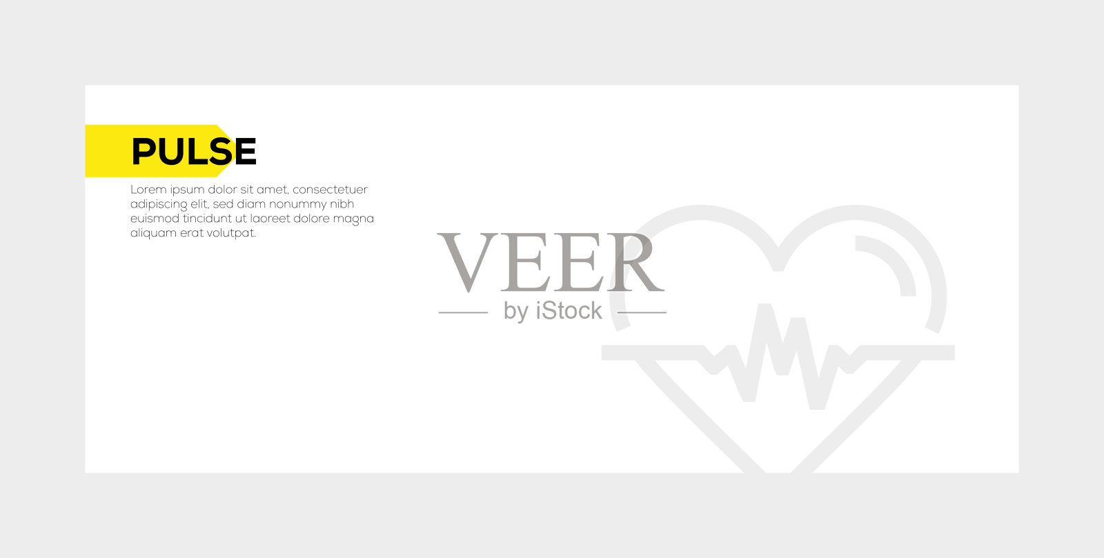 脉冲旗帜的概念插画图片素材