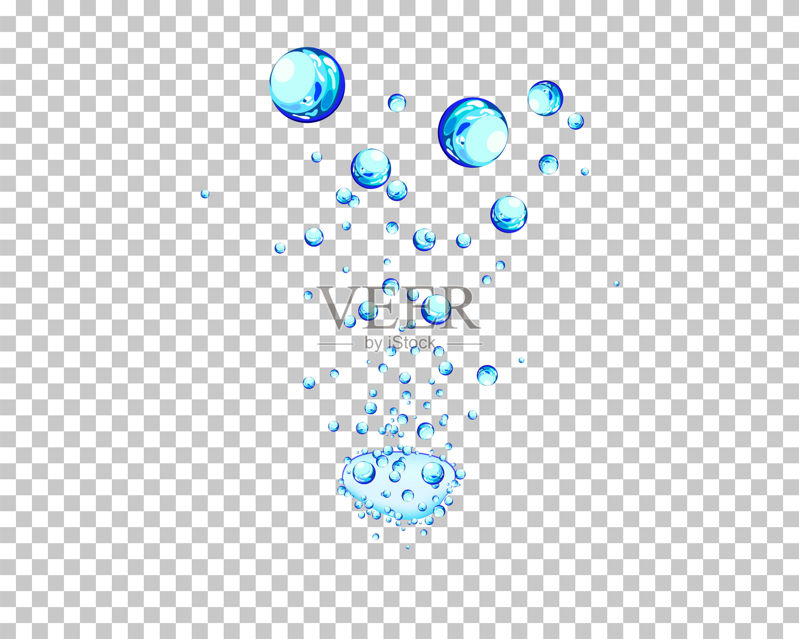 抽象的水背景插画图片素材