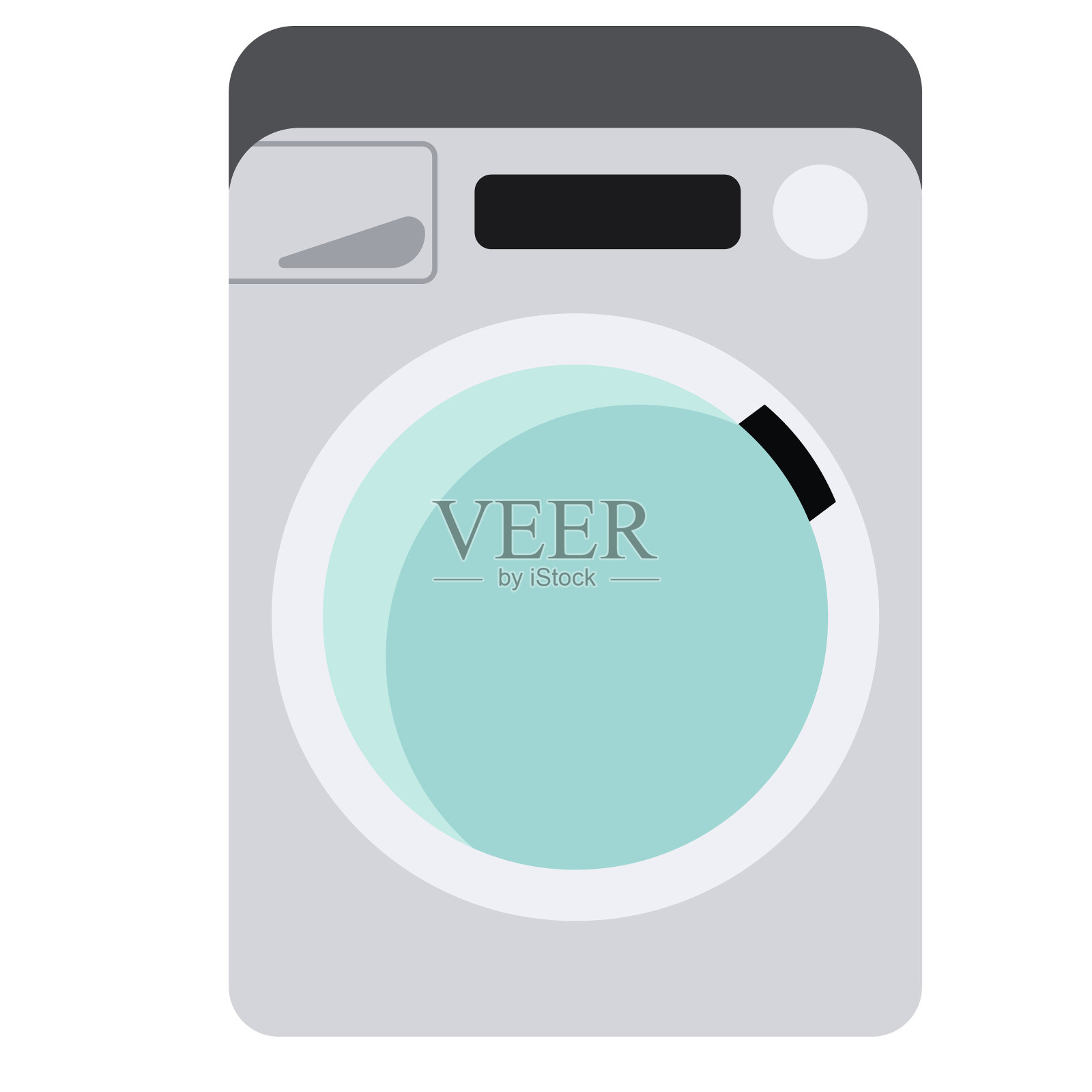 洗衣机平面插图插画图片素材