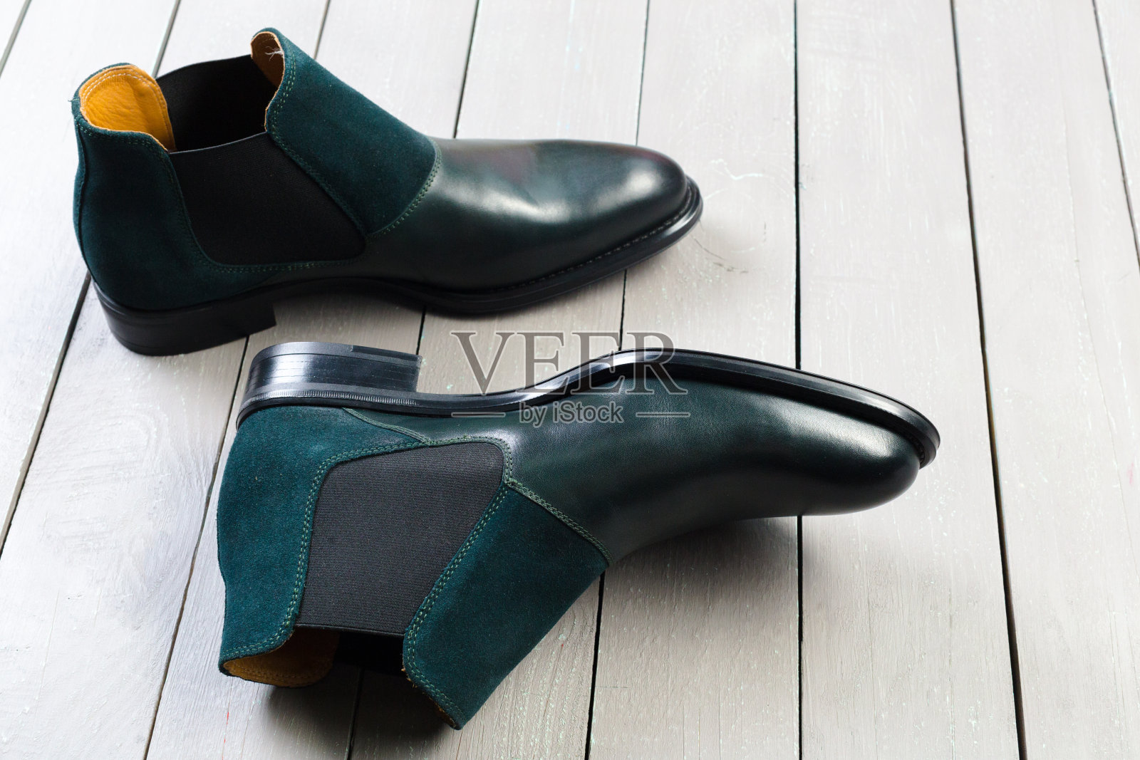 真皮男鞋照片摄影图片