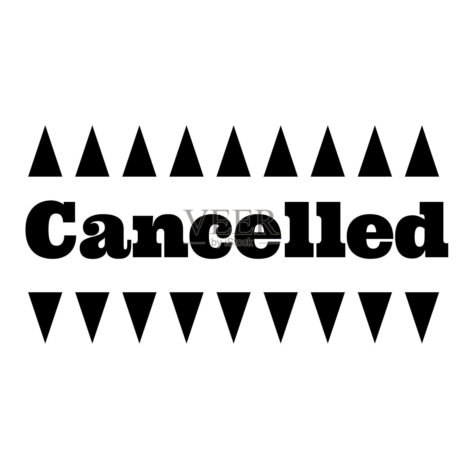 已盖销邮票，白色背景插画图片素材