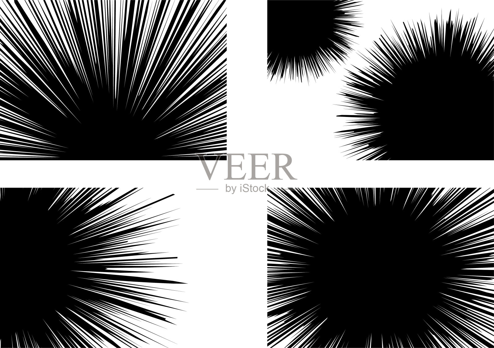 爆炸传单背景材料的收集插画图片素材