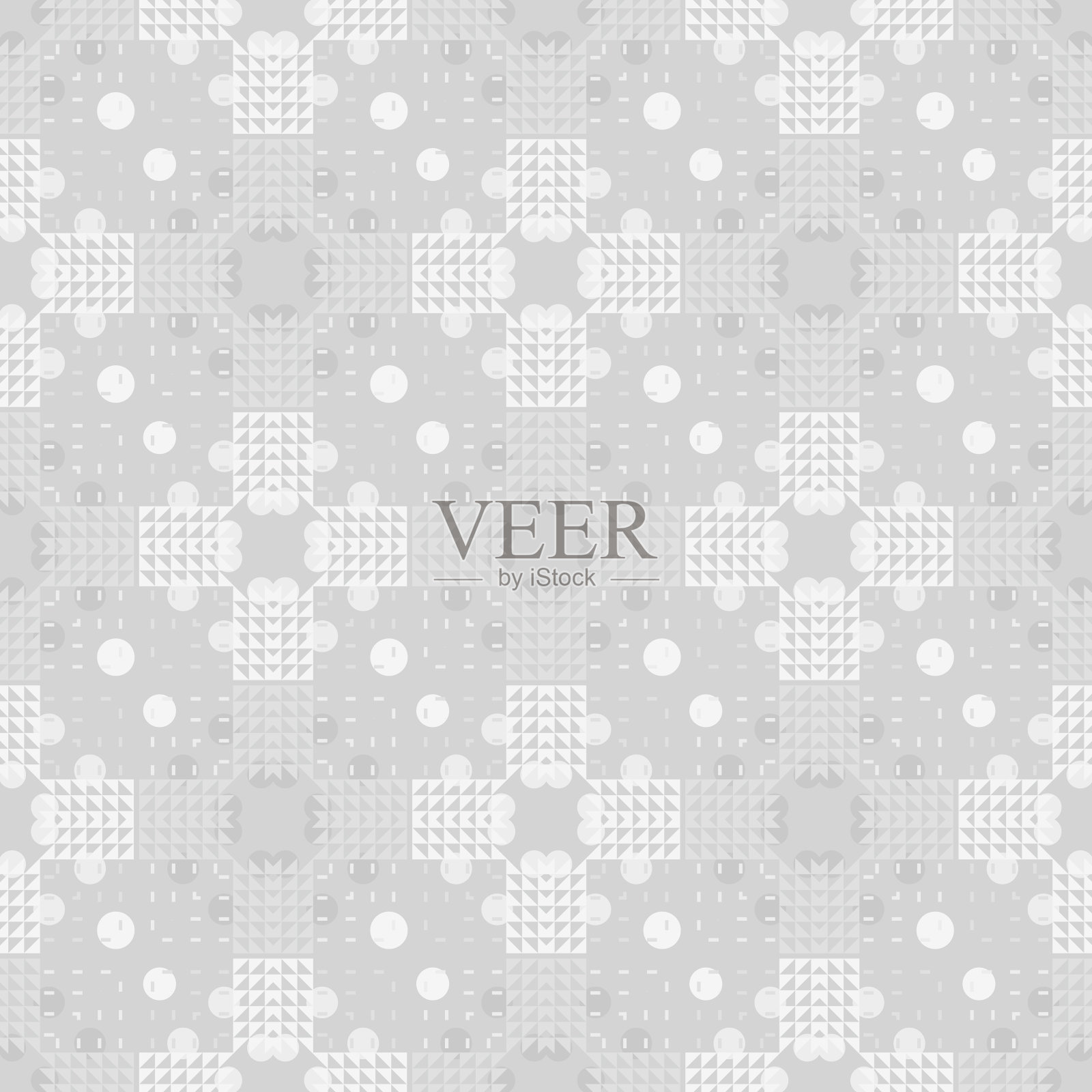 几何方形瓷砖无缝图案插画图片素材