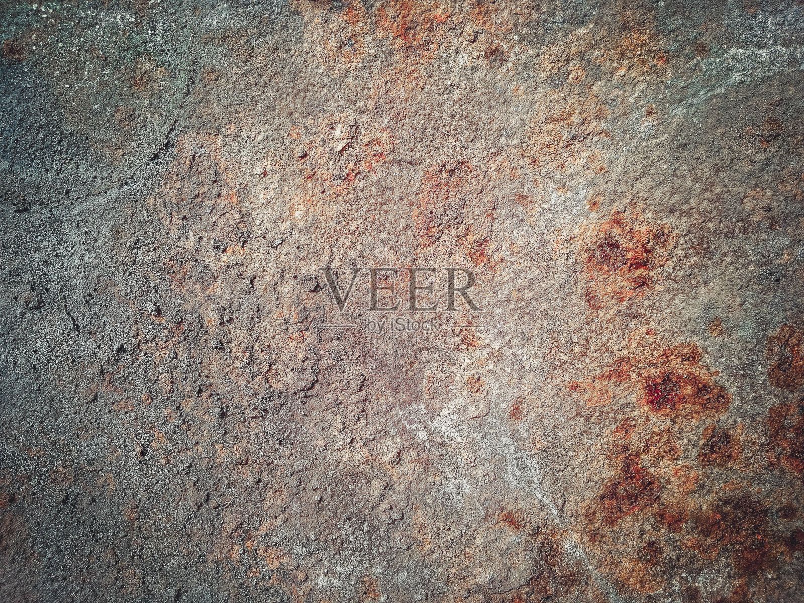 锈迹斑斑的金属纹理和油漆残留物照片摄影图片