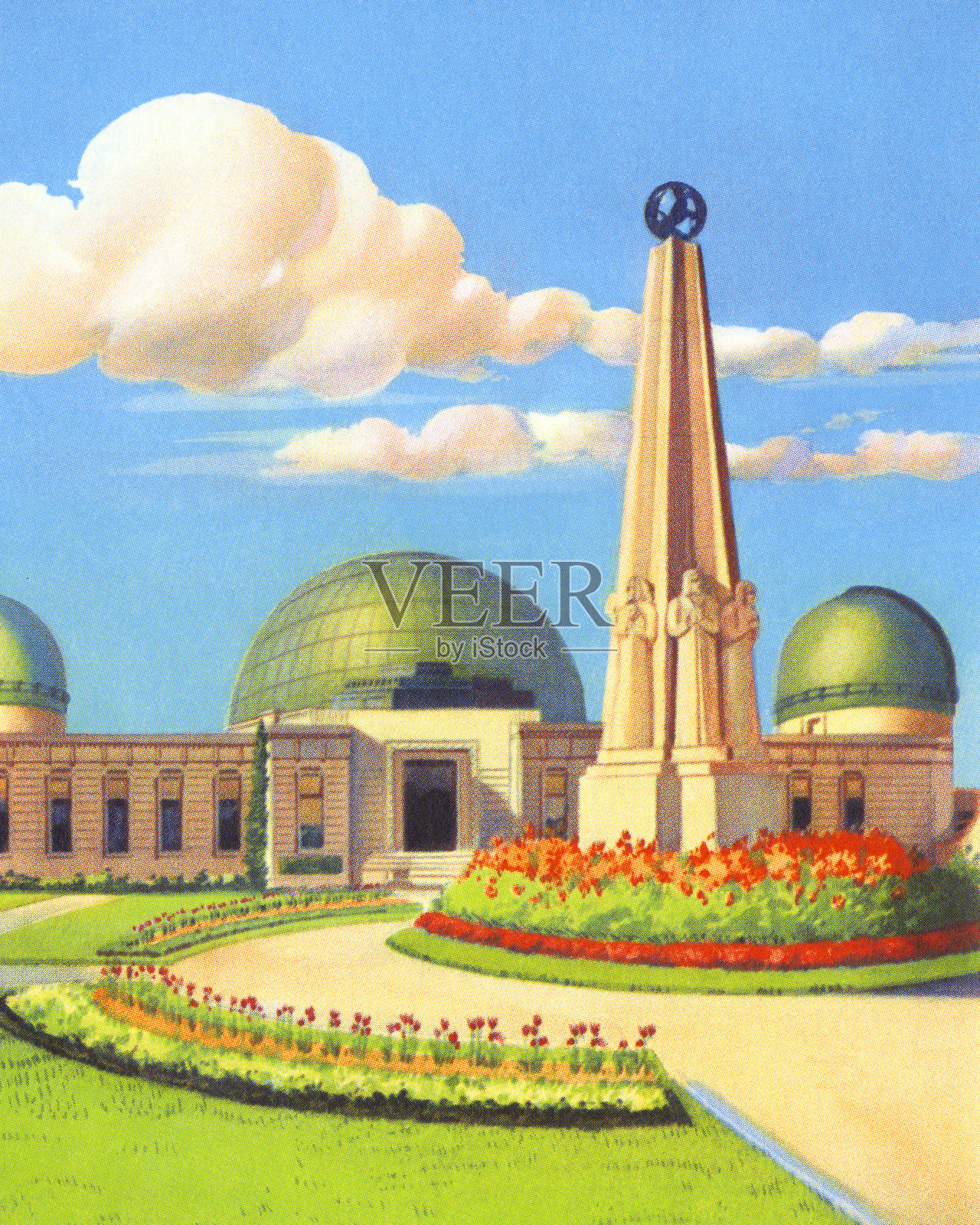 建筑细节插画图片素材