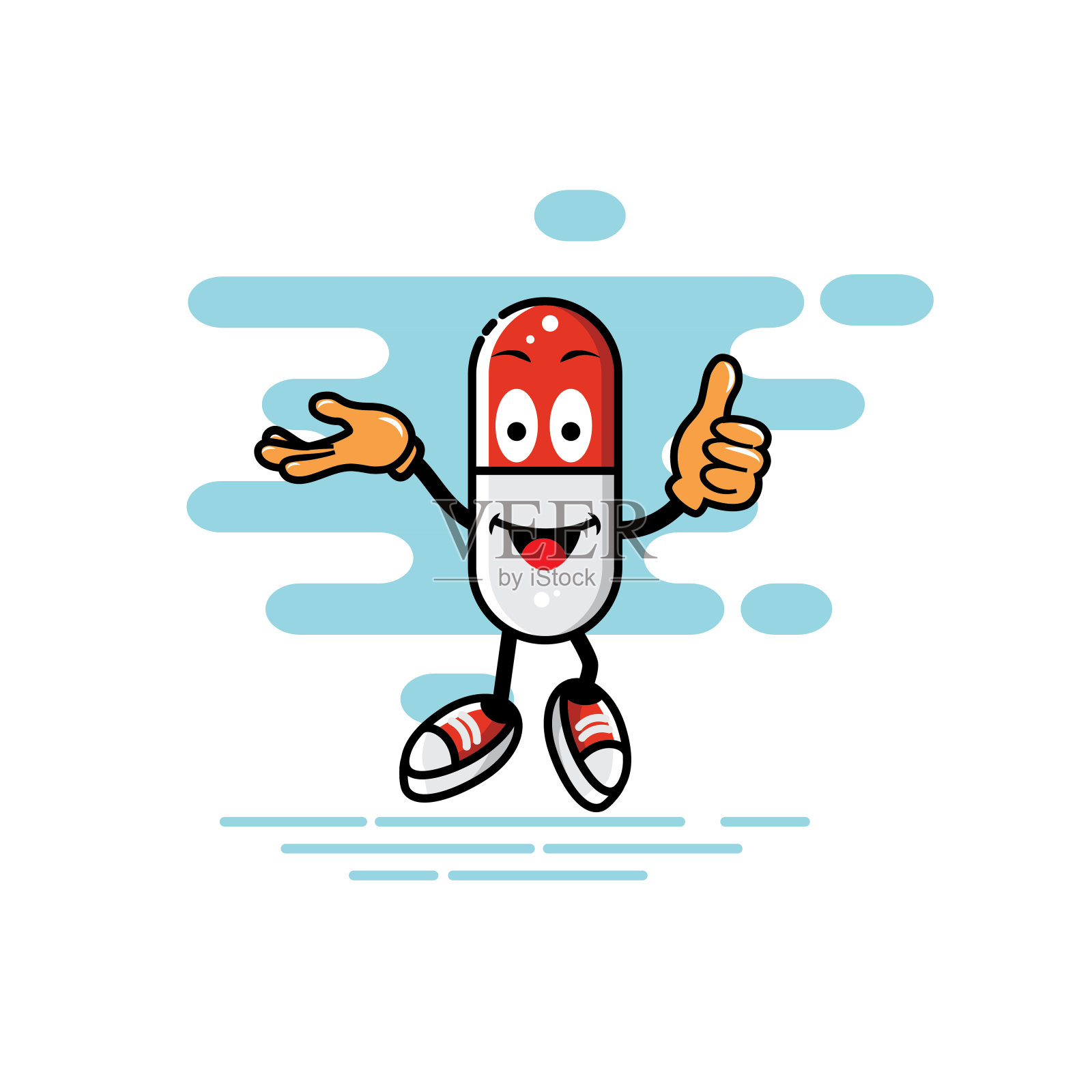 快乐的商人插画图片素材