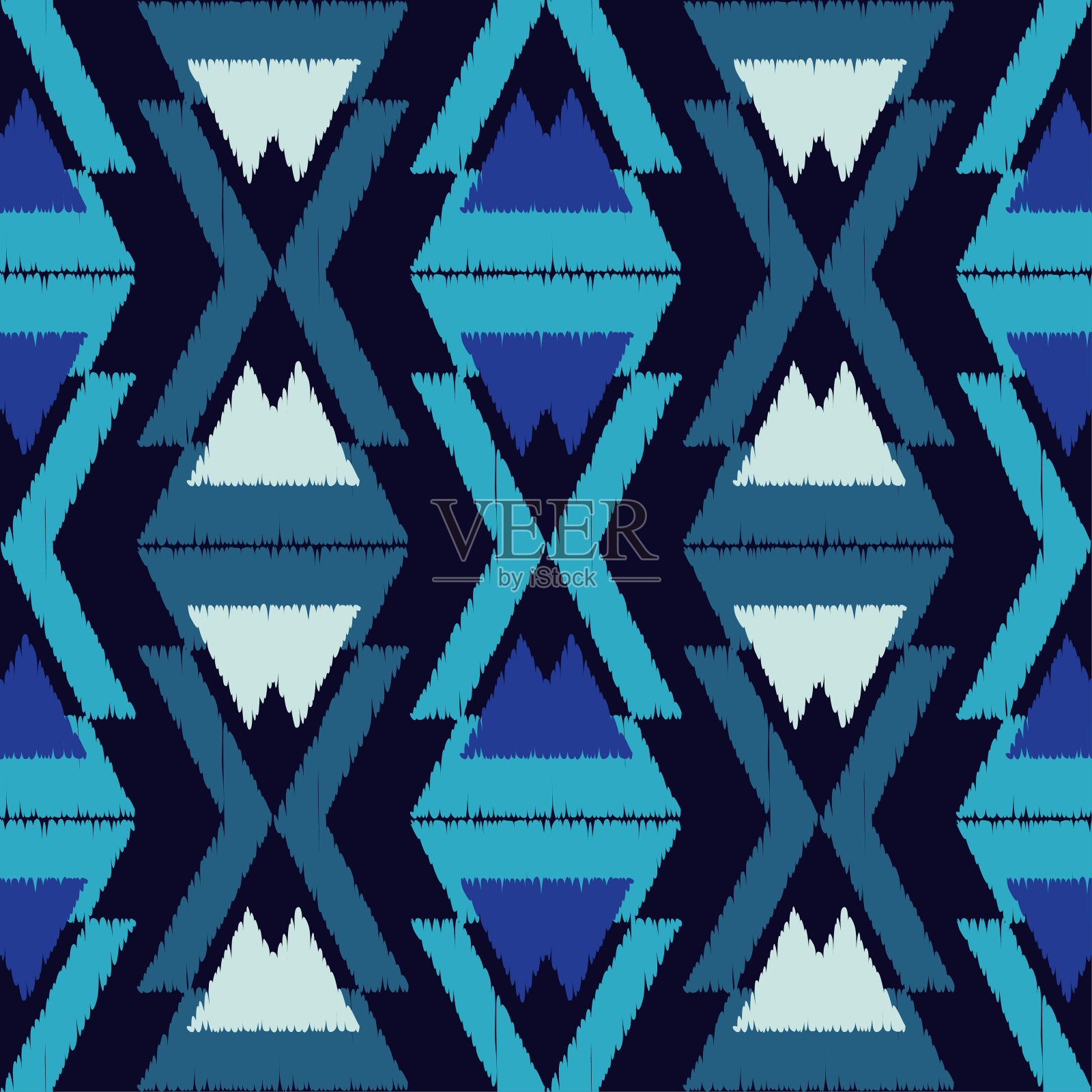 民族波西米亚无缝模式。传统的装饰。几何背景。部落的模式。民间图案。纺织融洽。插画图片素材